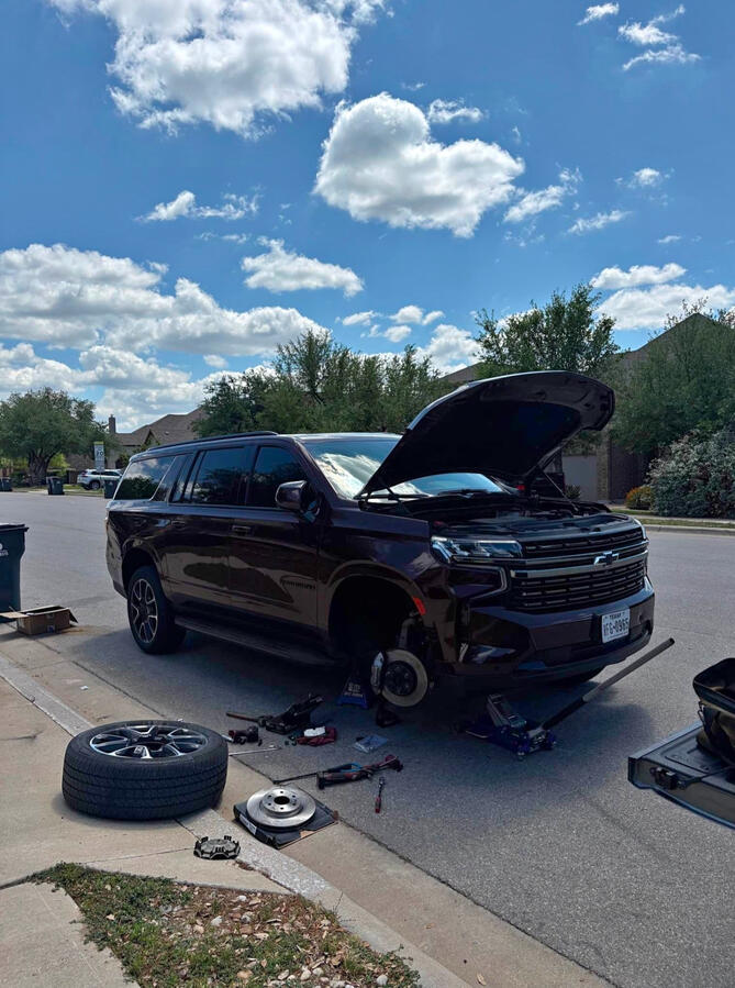 BMW engine work